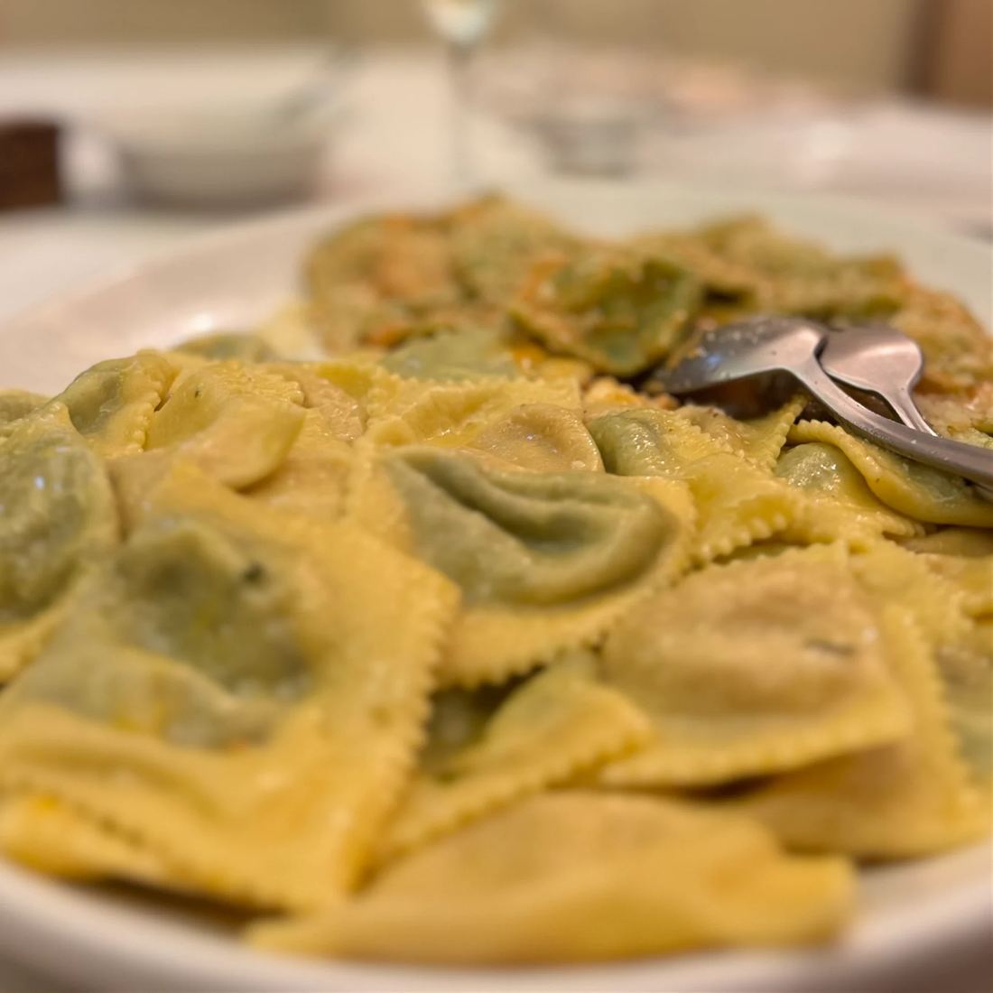 Tortelli verdi conditi